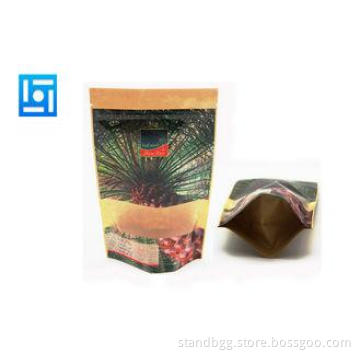 Colorful Zip Lock Sealable Foil Bags For Pineapple / Kraft